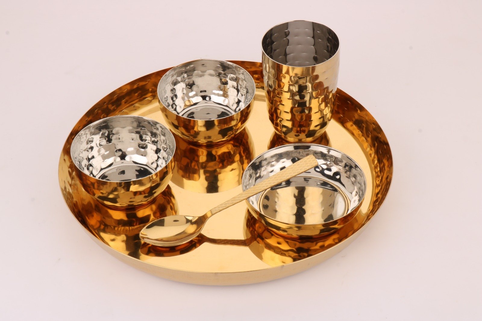PVD COATED DINE SET ROUND